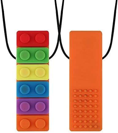 Chewy Necklaces for Sensory Kids Girls, 2 Pack Silicone Chewy Necklace  Sensory Toys for Boys with Chewing, Autism, ADHD, SPD, Oral Motor Anxiety  Pendant for Adults - Walmart.com